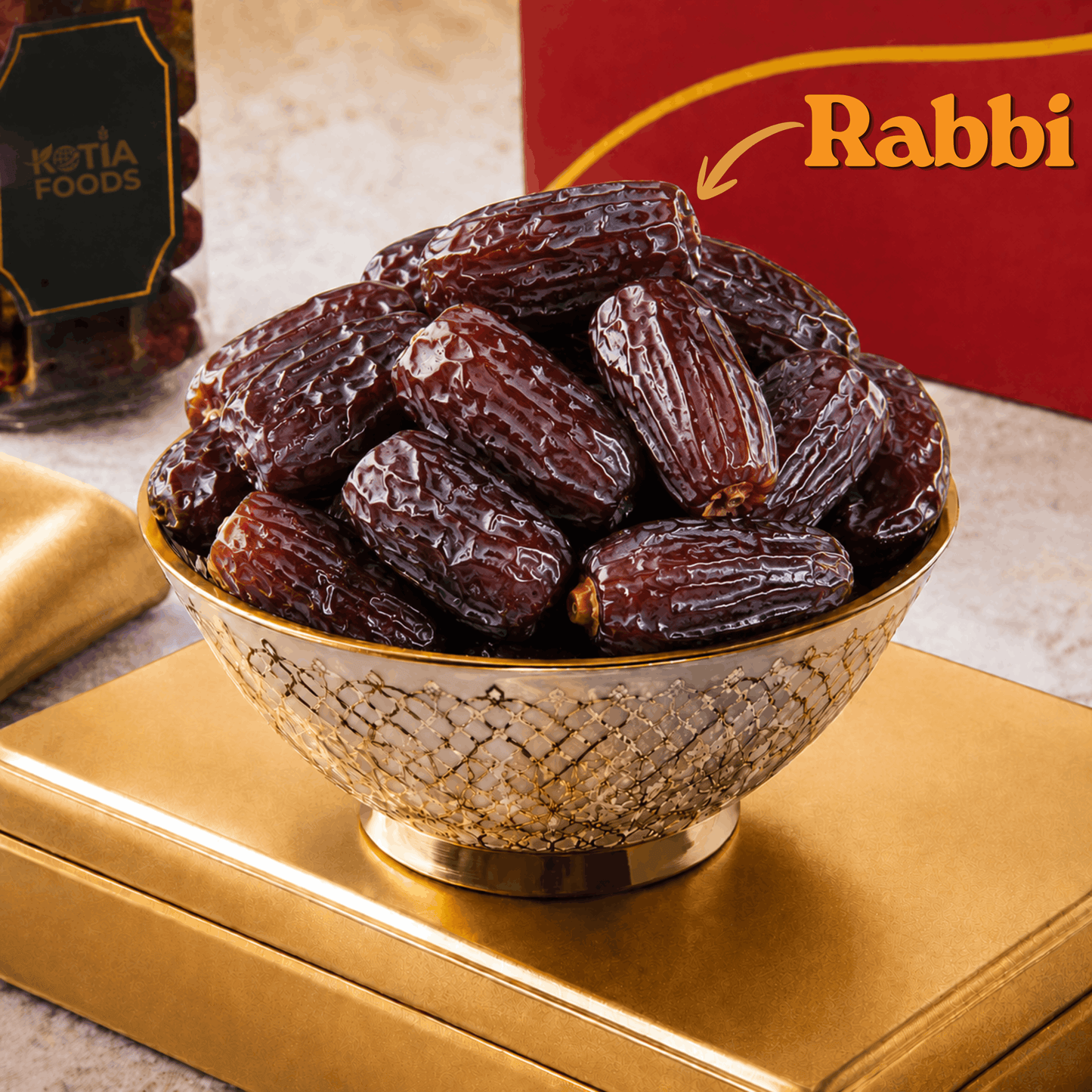Premium Pakistani Rabbi Dates (Naturally Sweet & Semi Dry)