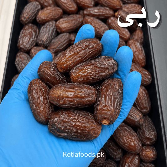 Premium Pakistani Rabbi Dates (Naturally Sweet & Semi Dry)